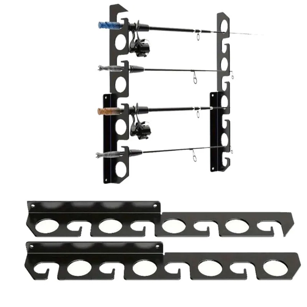 Fishing Rod Rack - Suporte de parede para vara de