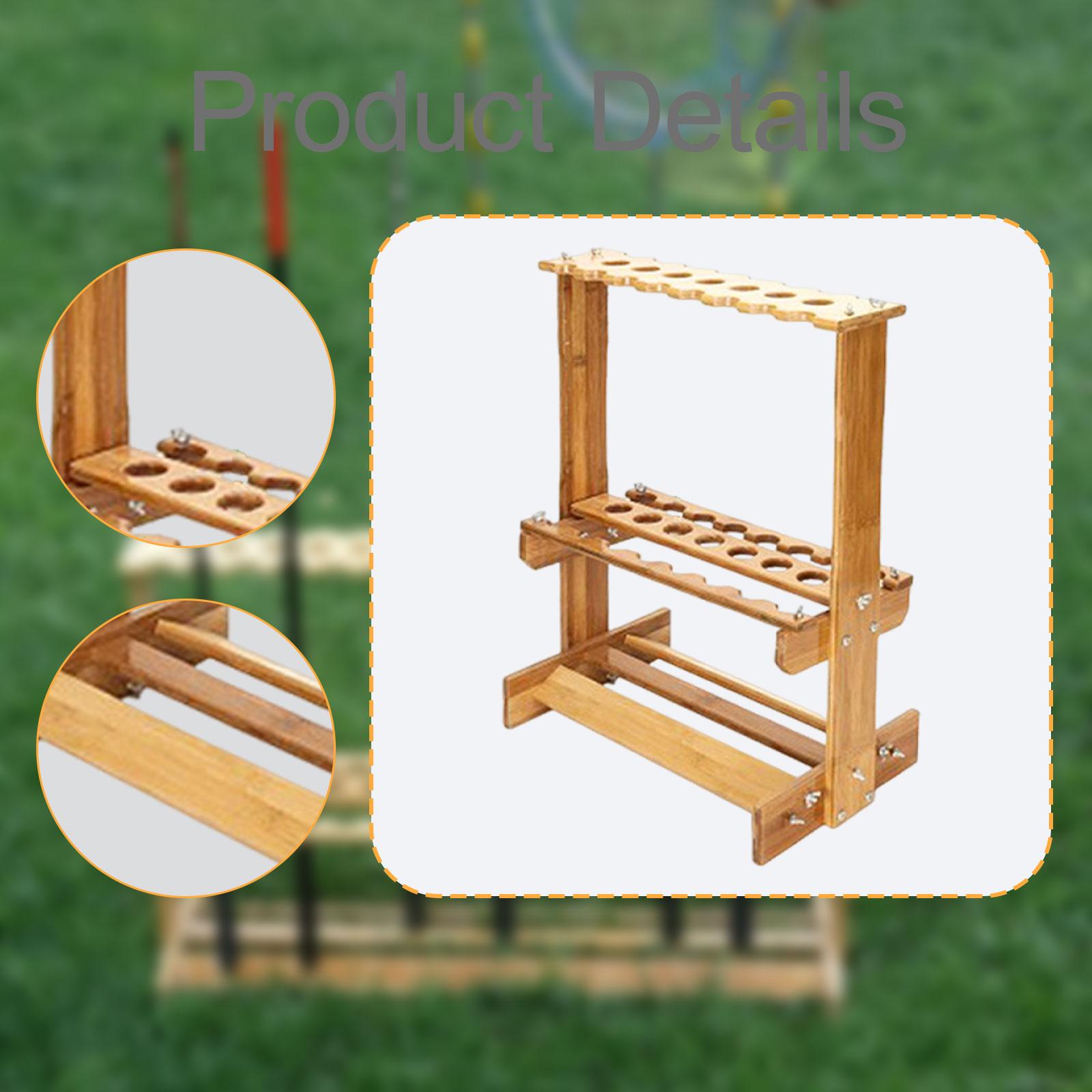 Suporte para Varas de Pesca em - Fishing Rod Rack avaliação e preço